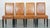 Set of 4 luxurious sheep leather dining room chairs in good condition in a beautiful light cognac color. This set of 4...