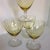 Canary Yellow Crystal Water/Wine Goblets - Set of 4 For Sale - Image 11 of 13