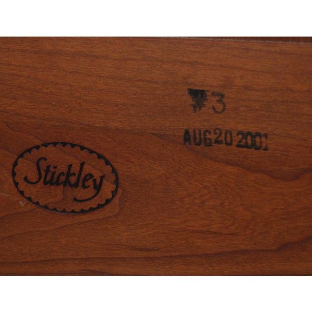 Stickley Cherry 21st Century King Size Canopy Bed For Sale - Image 17 of 18