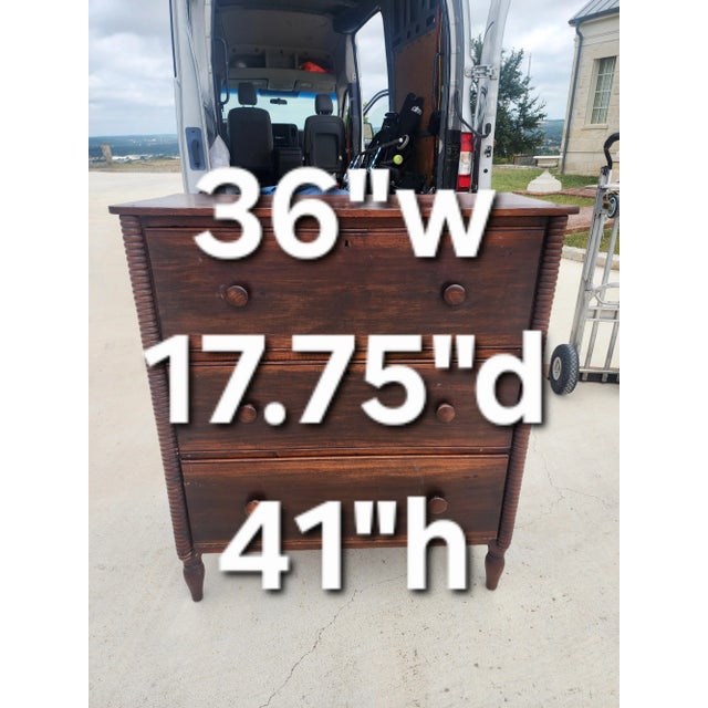 American Country Style Chest of Drawers For Sale In San Antonio - Image 6 of 15