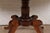 Baker Furniture Style Georgian Banded Mahogany and Burl Wood Pedestal Extension Dining Table, Newly Refinished For Sale - Image 11 of 14