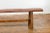 Wood Rustic Long A-Frame Wooden Bench with Cross Stretcher and Splaying Legs For Sale - Image 7 of 12