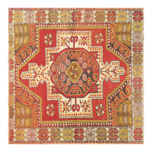 1960s Turkish Oushak Rug