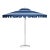 Kauai Surf 9' Patio Umbrella, Navy Blue & Robin's Egg Blue For Sale - Image 4 of 4
