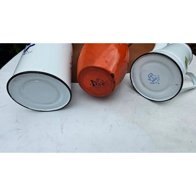 Industrial Mid-Century Industrial Jugs, Set of 3 For Sale - Image 3 of 5