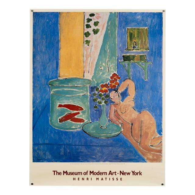 Henri Matisse at the Museum of Modern Exhibition Poster, 1987 For Sale