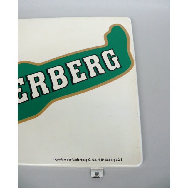 Advertising Sign in Folded Sheet Metal, 1950s For Sale - Image 9 of 18