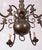 2000 - 2009 Six-Arm Chandelier in Brass For Sale - Image 5 of 5
