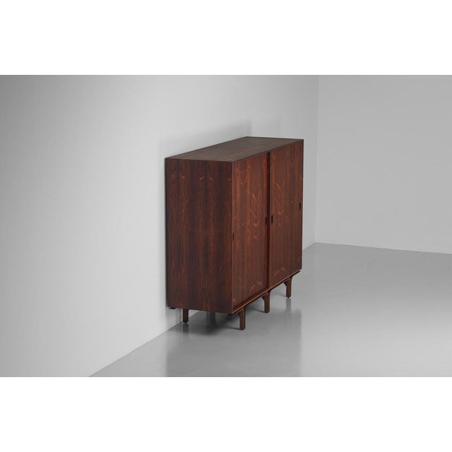 Wood Wardobe attributed to Gianfranco Frattini for Bernini, Italy, 1957 For Sale - Image 7 of 18