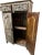 Midcentury Antique Spanish Style Armoire Carved Storage Bar Cabinet For Sale - Image 4 of 9