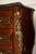 Pair Vintage French Louis XV Bombé Chests, Marble Top Commode Nightstands For Sale - Image 16 of 18