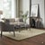 Beige 9x12 Sophisticated Nadia Beige Geometric Modern Hand Knotted Wool Carpet Rug For Sale - Image 8 of 10