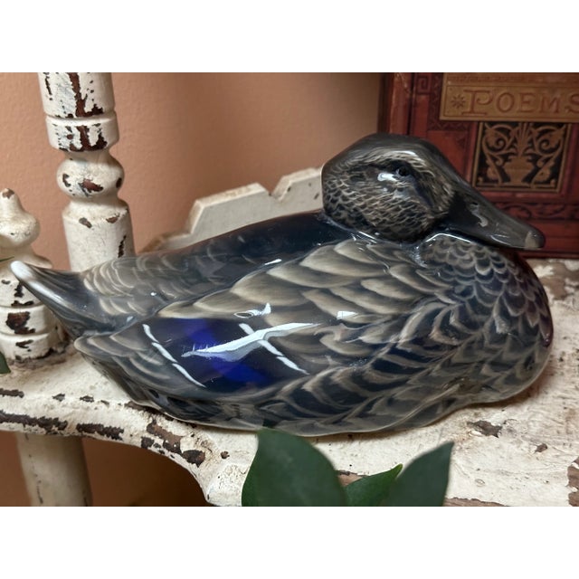 Figurative Vintage Porcelain Duck by Rosenthal – Designed by Willy Zugel, 1936 For Sale - Image 3 of 7