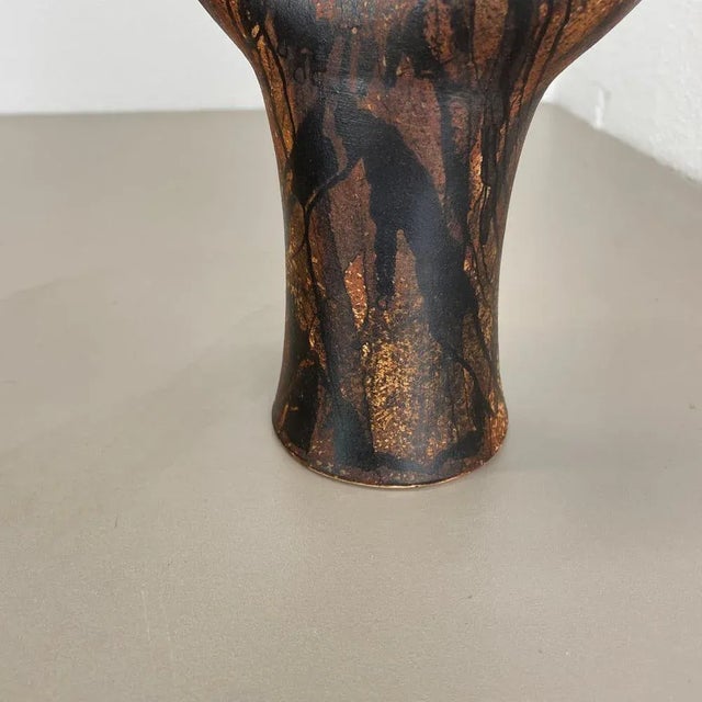 Vintage Ceramic Studio Pottery Vase from Gerhard Liebenthron, 1977 For Sale - Image 14 of 18