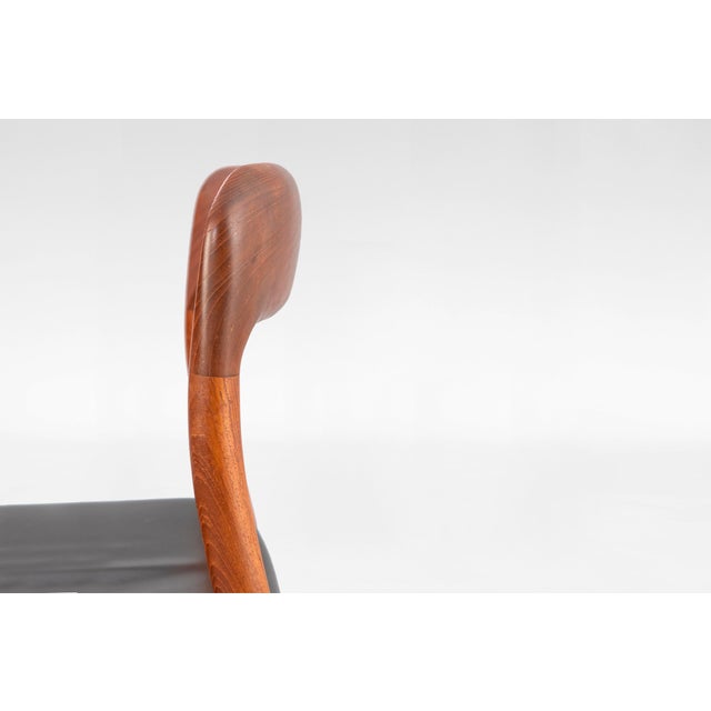 Model 75 Dining Chairs by Niels Otto Møller for J.L. Møller Mobelfabrik, Denmark, 1960s, Set of 4 For Sale - Image 4 of 6
