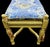 Hollywood Regency Vintage Hollywood Regency Rush Seat Bench With Tufted Cushion For Sale - Image 4 of 6