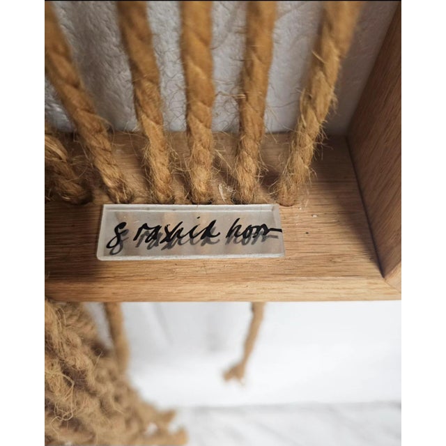 1970s 1970s Mid-Century Hand Woven Textile Wall Hanging For Sale - Image 5 of 5