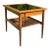 Vintage American of Martinsville Mid-Century Walnut End Table With Cane Shelf, MCM For Sale