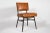 Leather Side Chair by Jacques Adnet, 1950s, in Very Good conditions. Designed 1950 to 1959 This piece has an attribution...