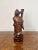 Large Chinese Carved Hardwood Figure, 1900s For Sale - Image 6 of 7