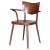 Art Deco Beech Chair with Armrests attributed to R. Hofman for Ton, Former Czechoslovakia, 1940s For Sale - Image 10 of 10