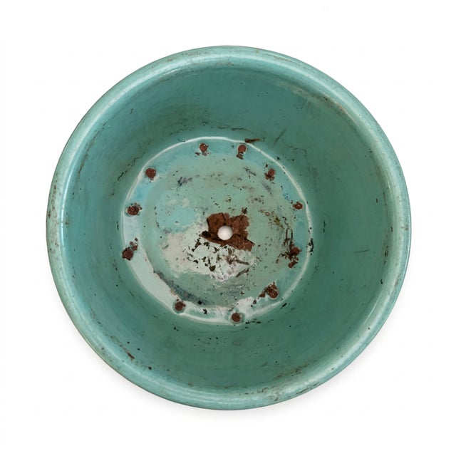 Antique Chinese Dragon Egg Art Pottery Dragon Jardinière Planter For Sale - Image 10 of 11