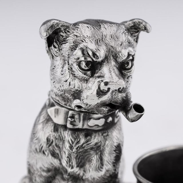 19th Century Victorian Silver Smoking Compendium from James Hennell, 1880s For Sale - Image 16 of 18