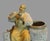 Antique Victorian Yellow Ware Sand Majolica Figural Drinking Friar Smoking Stand In very good original condition showing...