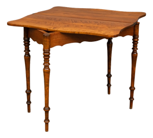 Biedermeier Gaming Table in Walnut, Mid-19th Century