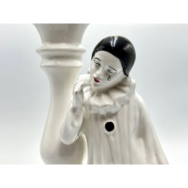 Vintage Ceramic Perriot Table Lamp, 1960s, in Restored conditions. Designed 1960 to 1969 European Plug (up to 250V).The...