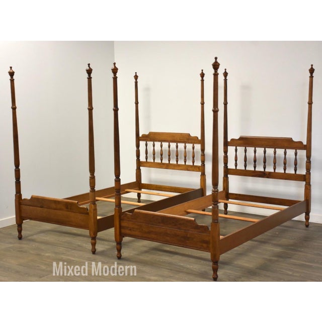 Heywood Wakefield Maple Twin Beds a Pair Chairish