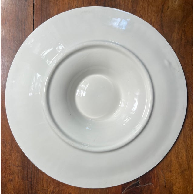 Vintage Oyster Plate With Sea Creatures Lined in Gold For Sale - Image 9 of 10