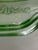 1930s Green Depression Uranium Glass Footed Cake Plate For Sale In Palm Springs - Image 6 of 11