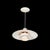 1960s Mid-Century White & Orange Enamel Ph 4/3 Pendant Chandelier by Louis Poulsen For Sale - Image 5 of 12