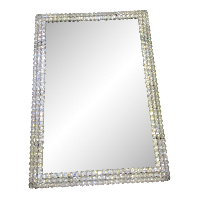 Authentic 1960/1970 Palwa Illuminated Crystal Mirror (22x16) For Sale