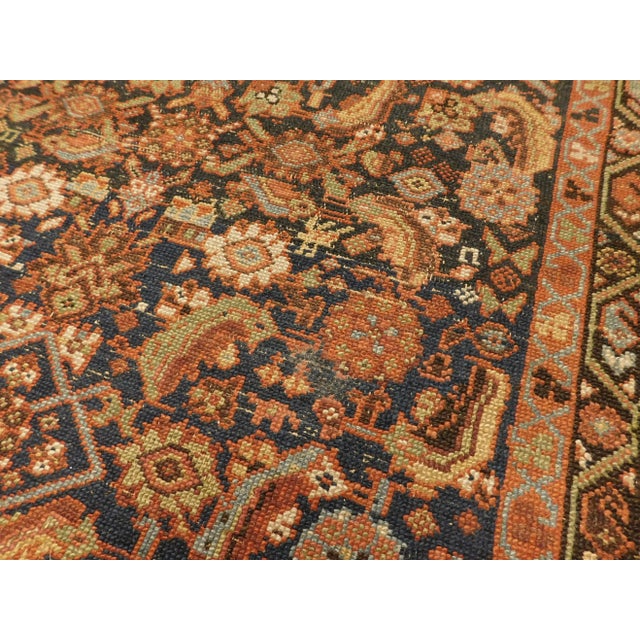 1900 Antique Persian Fereghan Rug For Sale - Image 10 of 13