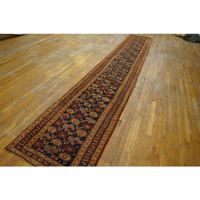 19th Century W. Persian Kurdish Carpet ( 2'6" x 16' - 76 x 488 )