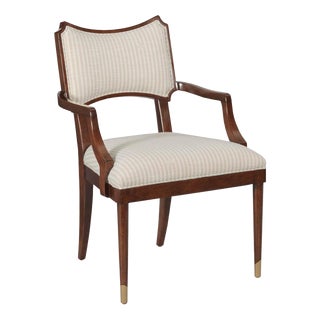 Woodbridge Furniture Powers Upholstered Arm Chair For Sale