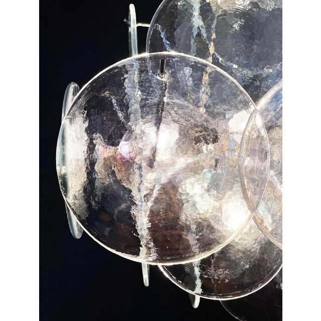 Vintage Italian Murano Chandelier in the style Vistosi, 1970s For Sale - Image 10 of 18