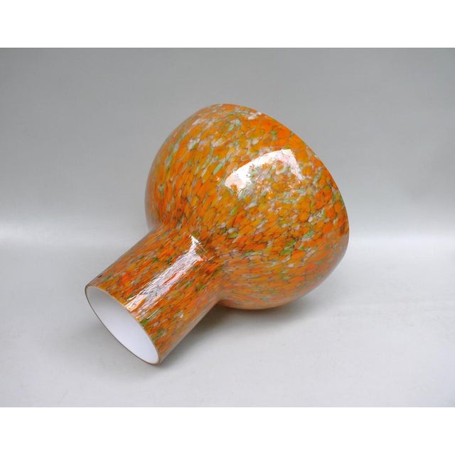 Beige Ceiling Light in Flamed Orange, Green, Black, Beige by Peill & Putzler, 1970s For Sale - Image 8 of 17