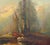 Stunning forest landscape of trees reflecting in water at sunset by Charles Grove (American, 20th Century). Signed...