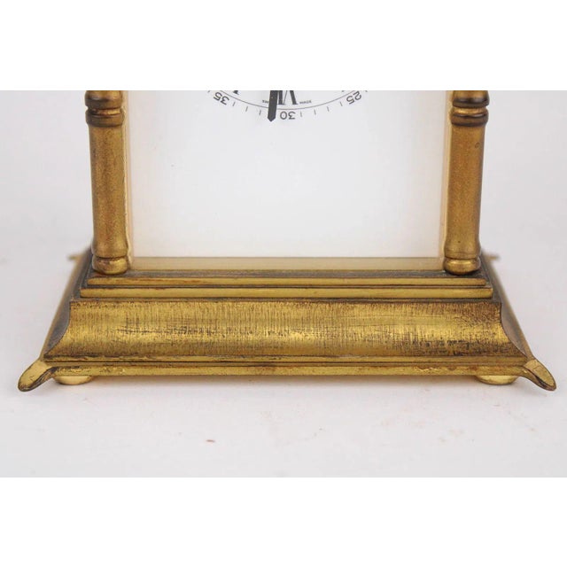 This vintage Tiffany & Co. brass pagoda-form carriage clock is an exceptional piece blending classic timekeeping with...