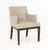 Christian Liaigre Christian Liaigre Style Taupe Upholstery Dining Chairs, 6 For Sale - Image 4 of 9