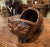 Wood Early 20th Century French Black Forest Carved Walnut Wine Bottle Holder Clog For Sale - Image 7 of 10