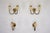 Mid-Century Modern Italian Sconces in Lacquer and Brass, 1960s, Set of 4 For Sale - Image 9 of 15