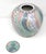 Pastel Celadon Chinese 10-Inch Ginger Jar With Abstract Chinoiserie Design For Sale - Image 4 of 9