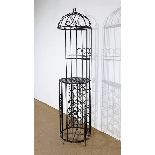 20th Century Kiosk Wrought Iron Wine Bar For Sale - Image 4 of 18