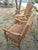 Late 20th Century Vintage Mid-Century French Provincial Style Open Armchairs With Tapestry Brocade - A Pair For Sale - Image 5 of 16