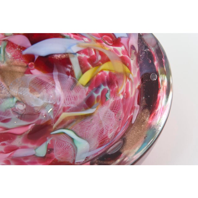 Vintage Murano Tutti Fruitti Bowl Glass by Avem, Italy, 1960's For Sale In Miami - Image 6 of 9