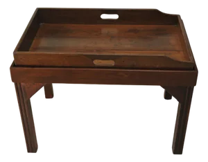 Victorian Mahogany Butler's Tray Table, Set of 2